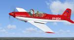 FSX Super Falco F.8L Series IV Australian red and white VH-BDK Textures